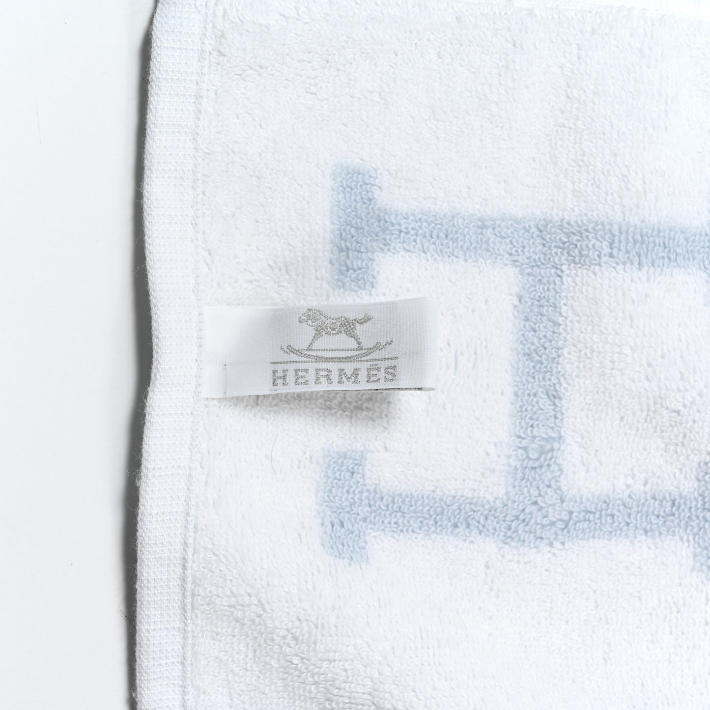 Cotton Avalon Bath Towel Bleu Glacier