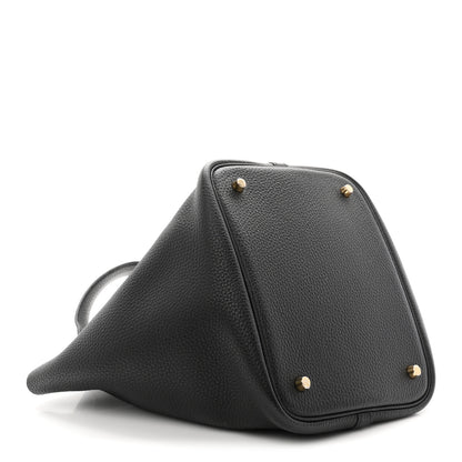 Hermes Taurillon Clemence Picotin Lock 22 MM Black 4 of 10