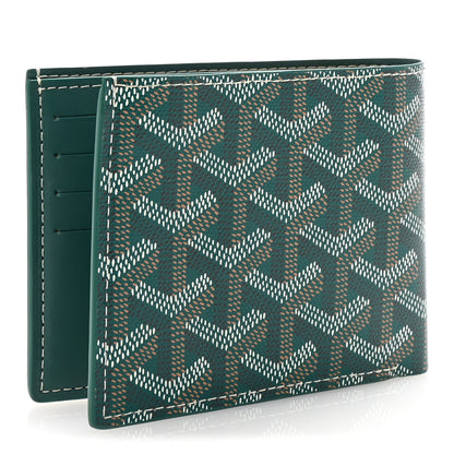 Goyard Goyardine Bi-Fold Victoire PM Wallet Green 3 of 7