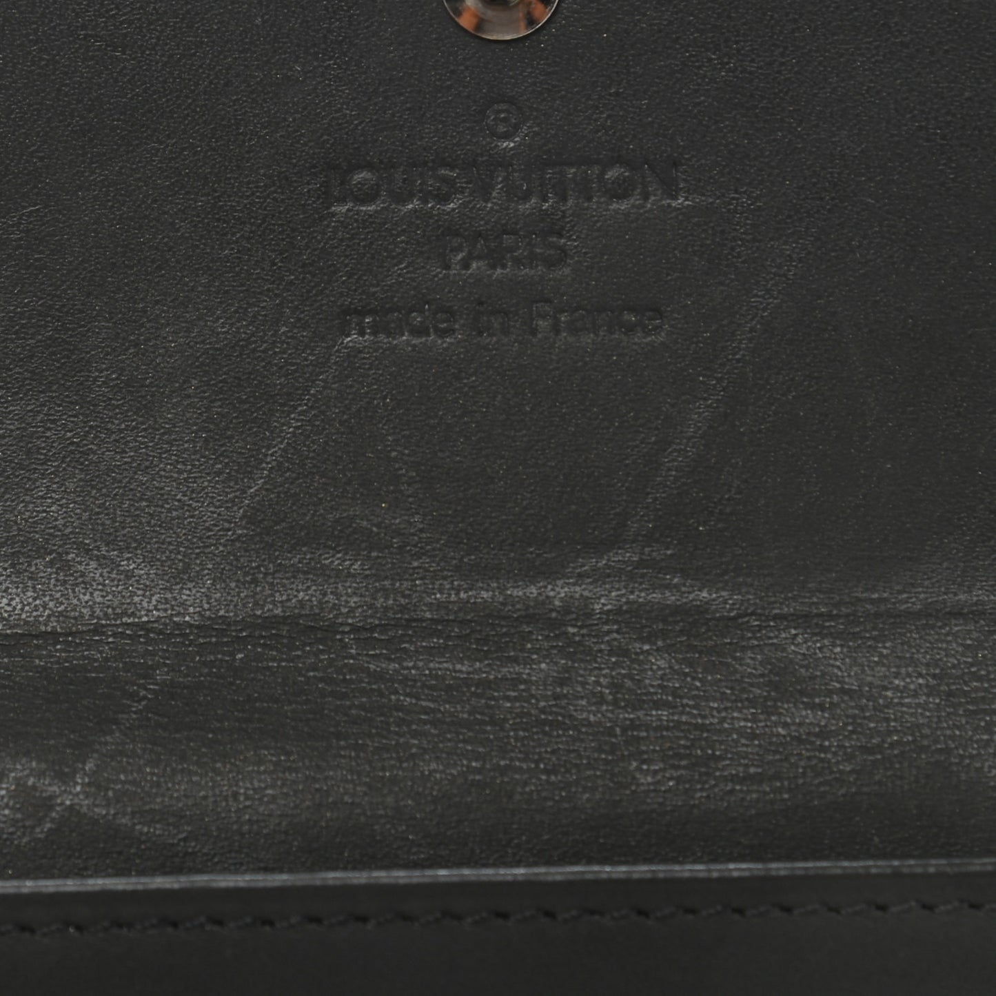 Mat Monogram Elise Wallet Black