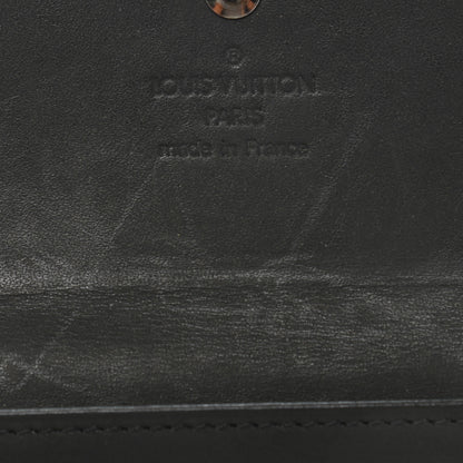 Louis Vuitton Mat Monogram Elise Wallet Black 7 of 9