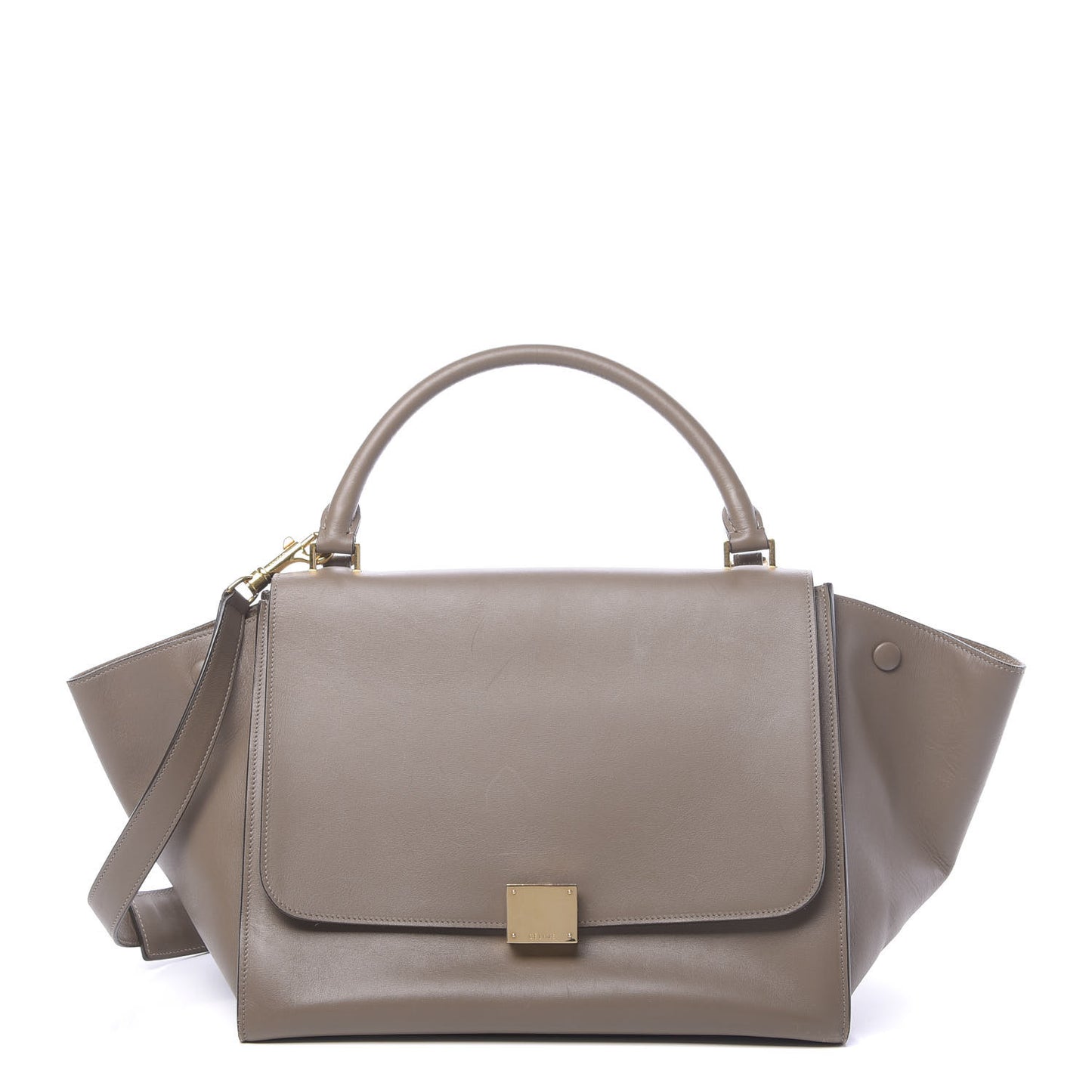 Smooth Calfskin Medium Trapeze Souris