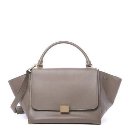 Celine Smooth Calfskin Medium Trapeze Souris 1 of 12