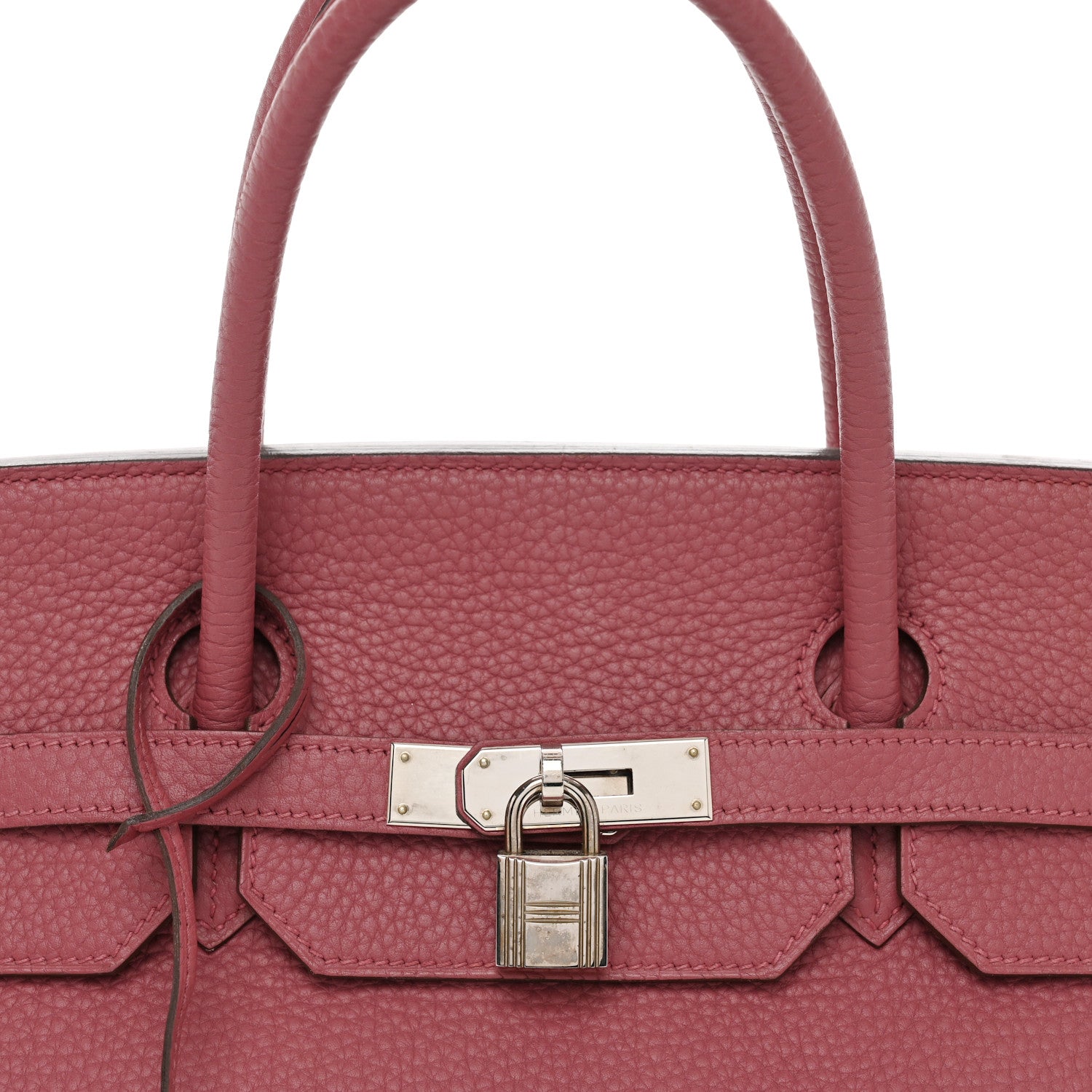 Hermes Taurillon Clemence BIRKIN 40 Bois de Rose 5 of 12