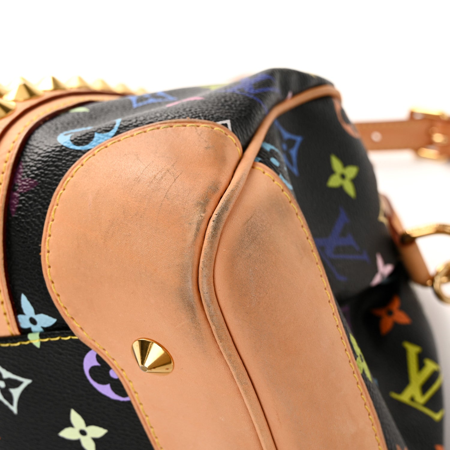 Louis Vuitton Monogram Multicolor Courtney MM Black 10 of 12