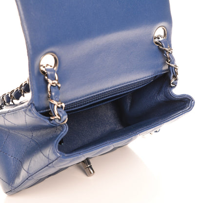 Chanel Lambskin Quilted Mini Square Flap Blue 5 of 8