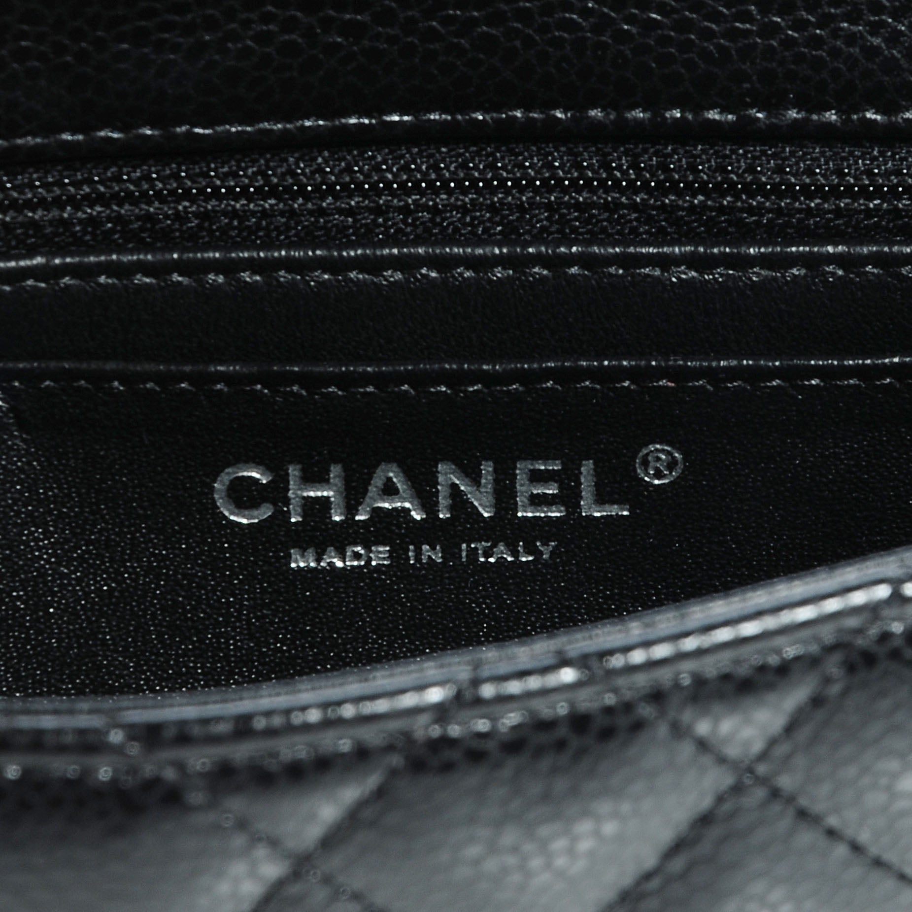 Chanel Caviar Quilted Mini Square Flap Bag Black 7 of 9