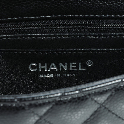 Chanel Caviar Quilted Mini Square Flap Bag Black 7 of 9
