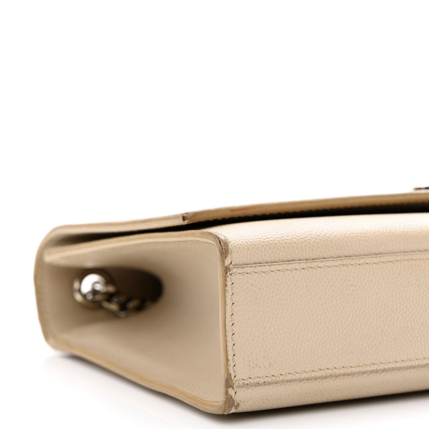 Grain De Poudre Medium Classic Monogram Kate Satchel Sable Beige