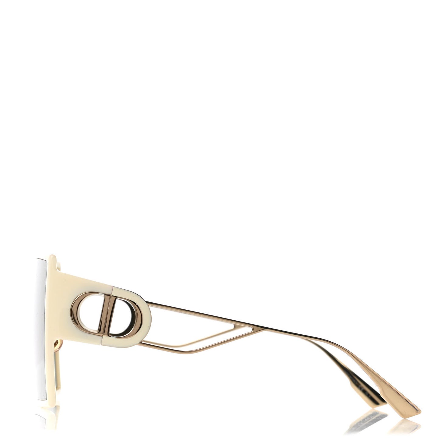 Square 30 Montaigne Sunglasses White