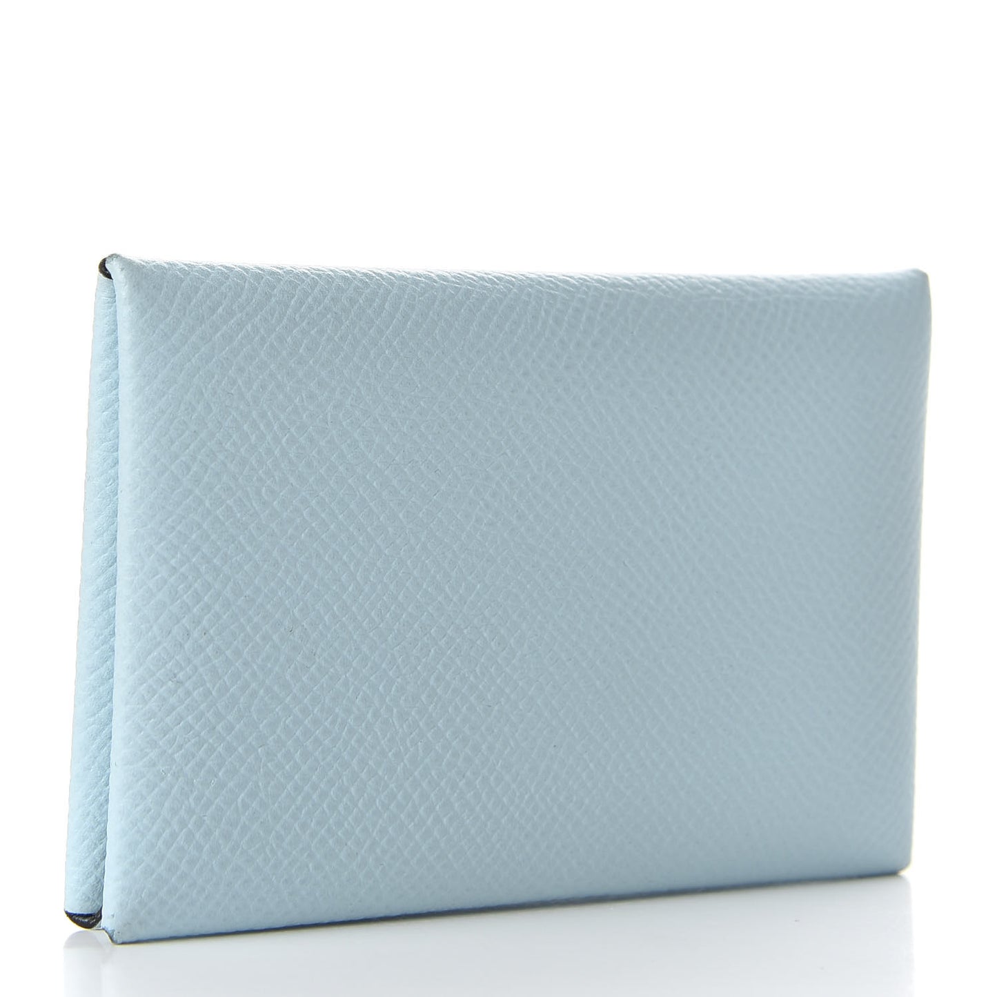 Epsom Calvi Card Case Bleu Zephyr