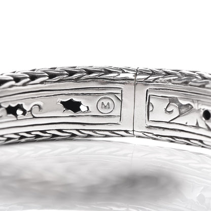 John Hardy Sterling Silver Classic Chain Hinged Bangle 6 of 8
