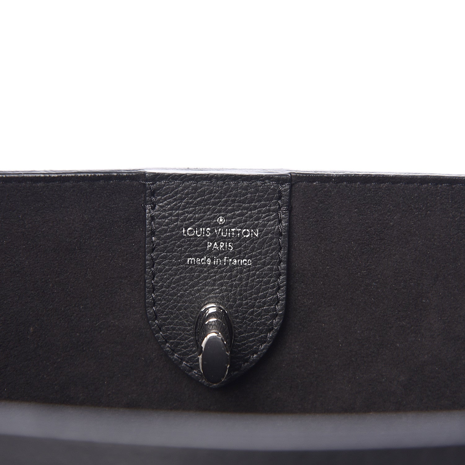 Louis Vuitton Calfskin Lockme Go Tote Black 5 of 8