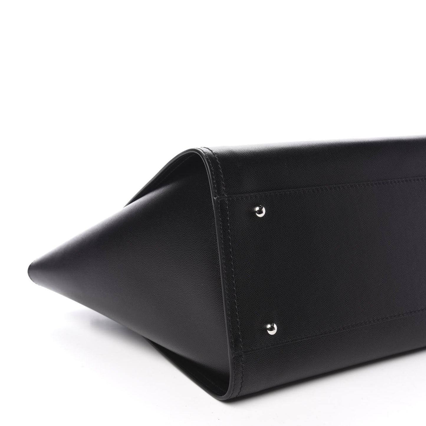 Caviar Medium Studded Deauville Tote Black