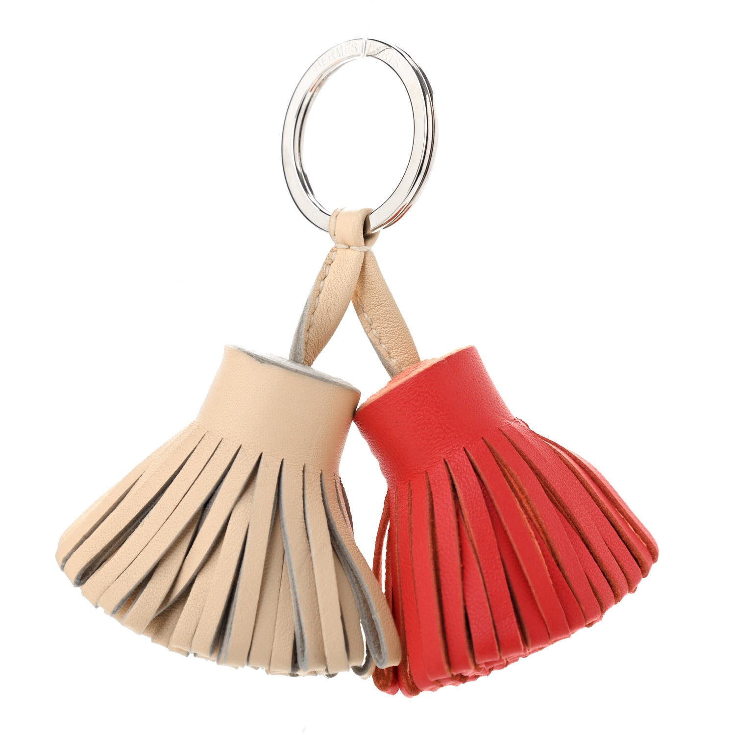 Hermes Lambskin Carmen Uno-Dos Key Holder 1 of 4