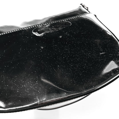Prada Spazzolato Cleo Flap Shoulder Bag Argento 15 of 16
