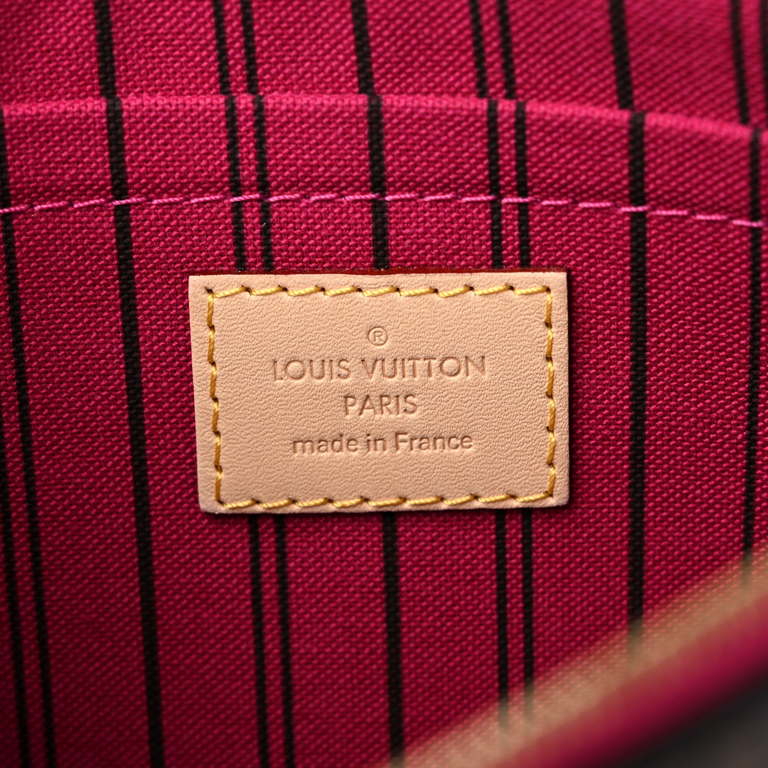 Louis Vuitton Monogram Neverfull MM GM Pochette Pivoine 6 of 8