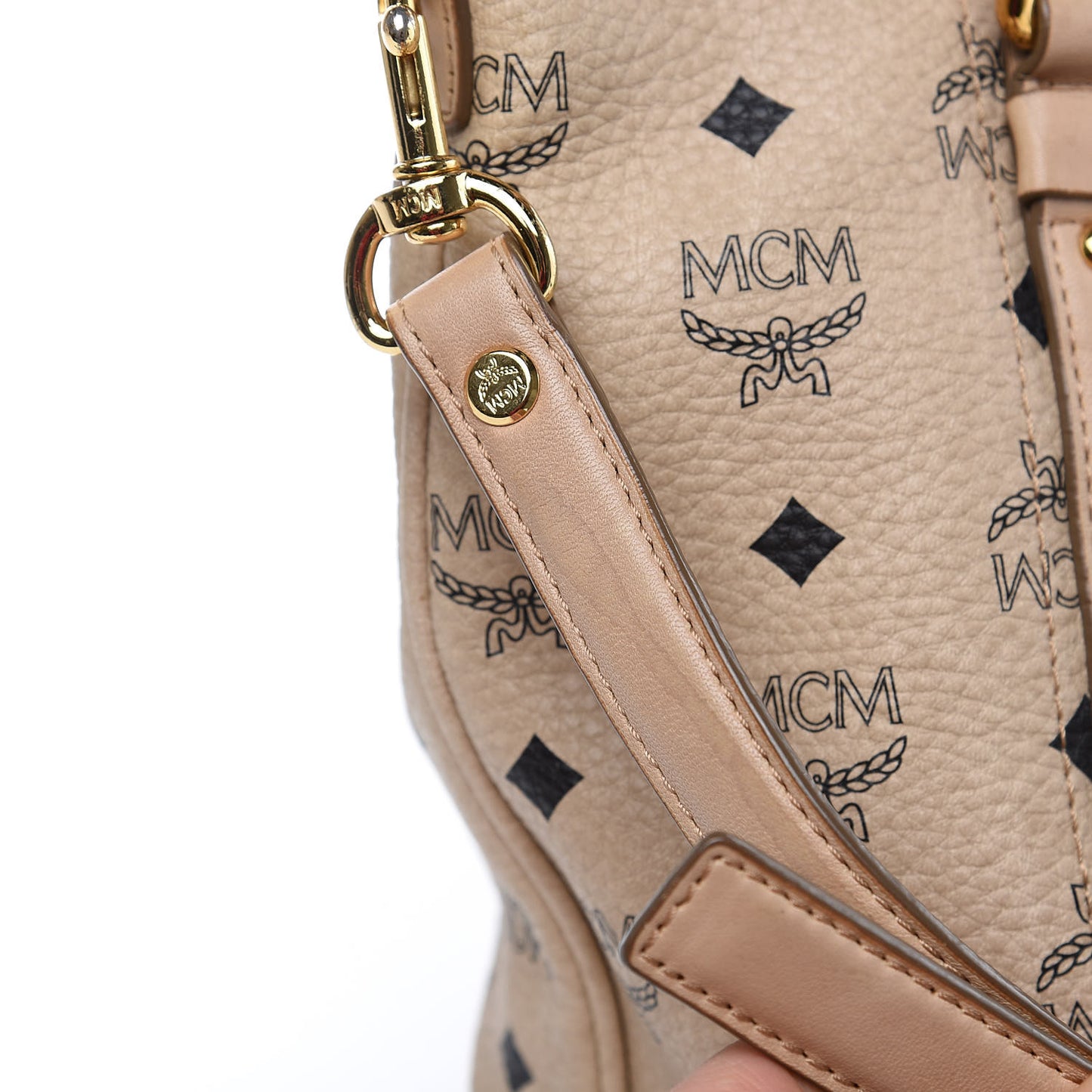 Visetos Medium Essentials Shopper Tote Beige