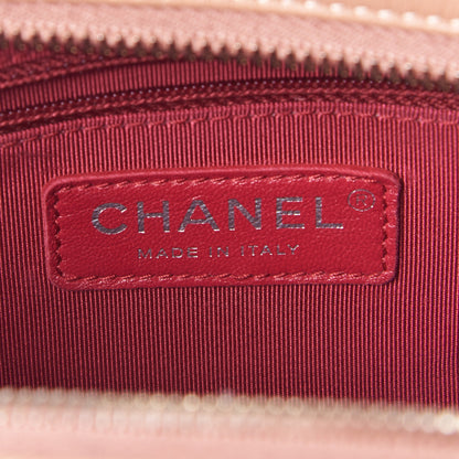 Chanel Aged Calfskin Quilted Medium Gabrielle Hobo Pink 8 of 9
