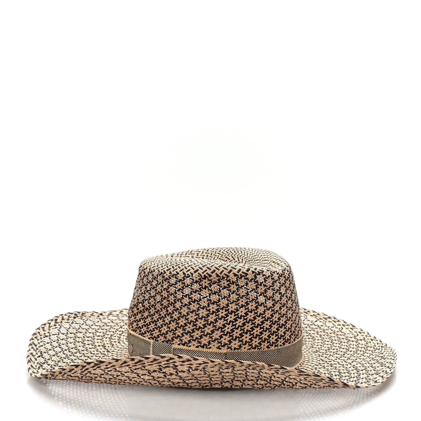 Chapeau Femme Etna Panama Hat 58 Naturel Black