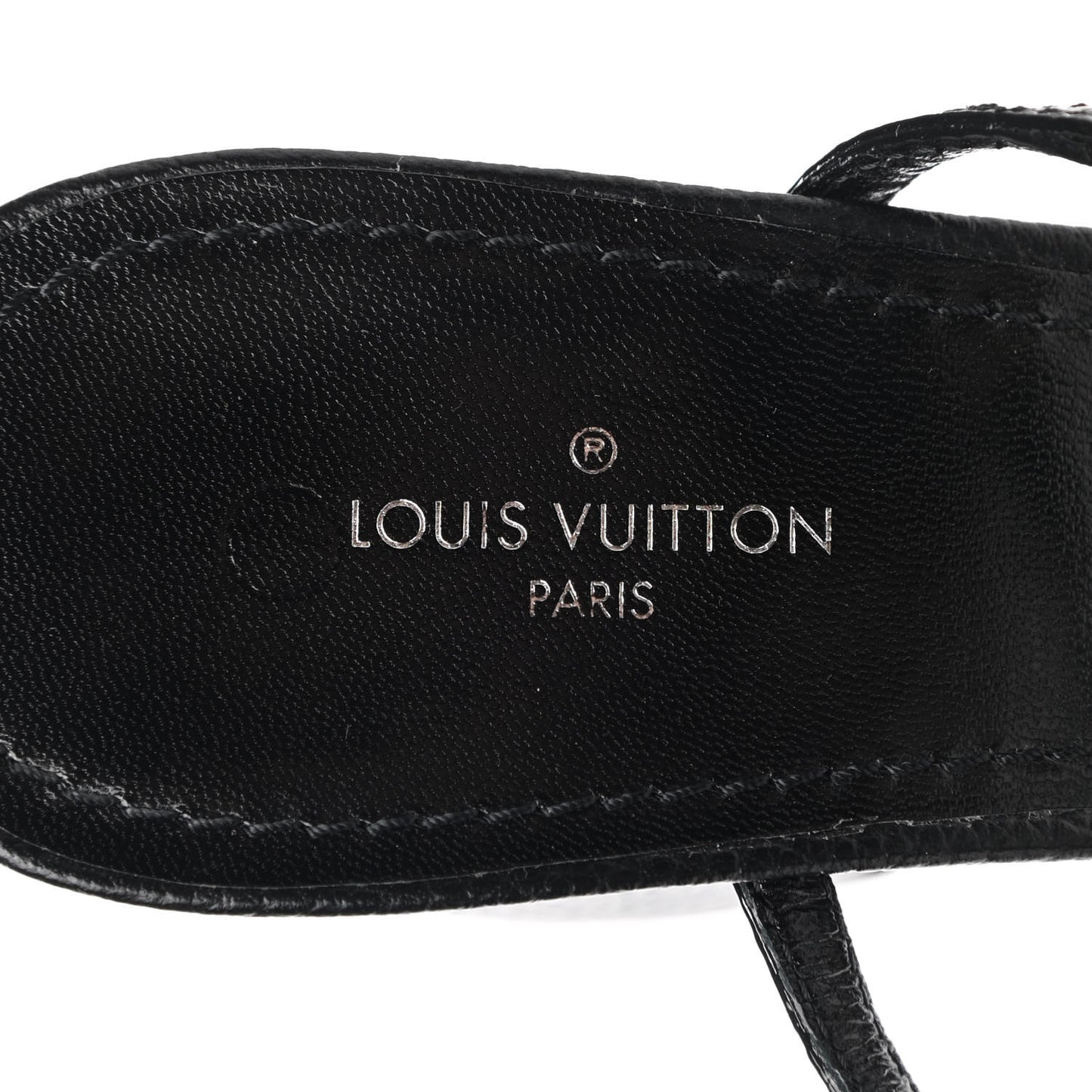 Calfskin Roma Sandals 37.5 Black