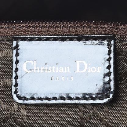Christian Dior Patent Cannage Large Lady Dior Brown 6 of 8