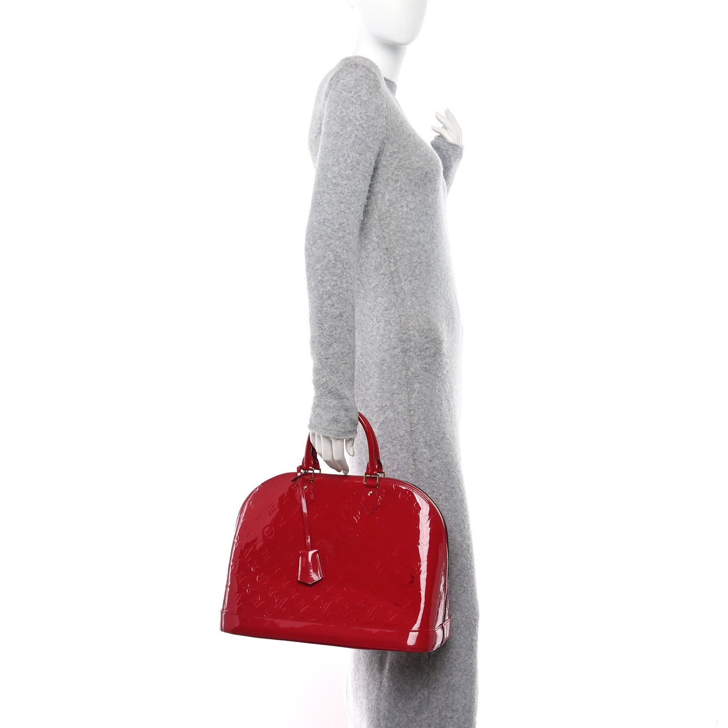 Louis Vuitton Vernis Alma GM Rose Indien 2 of 12
