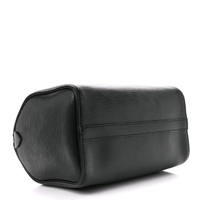 Louis Vuitton Epi Speedy 25 Black 4 of 16