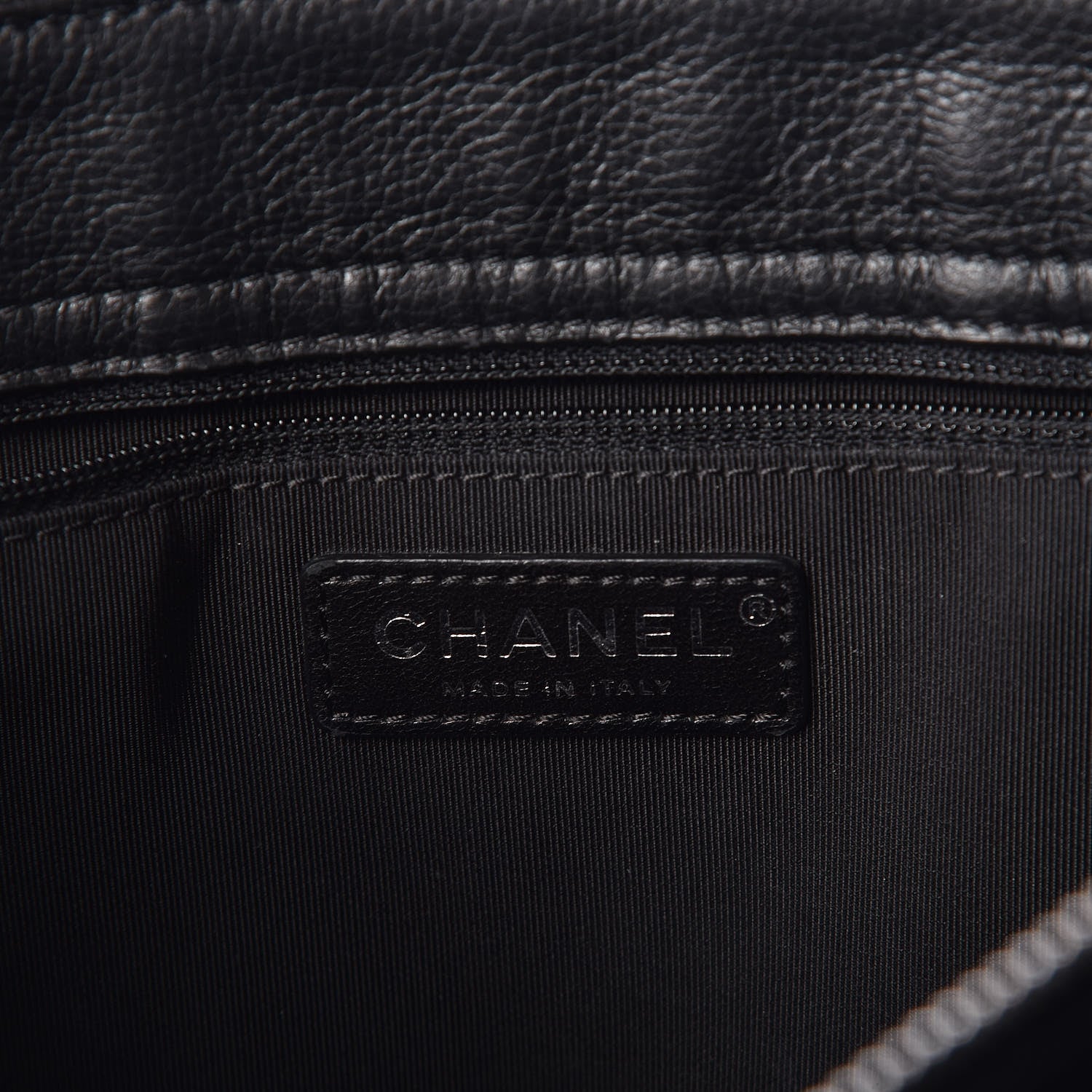 Chanel Calfskin Quilted Frame In Chain Tote Black 8 of 10