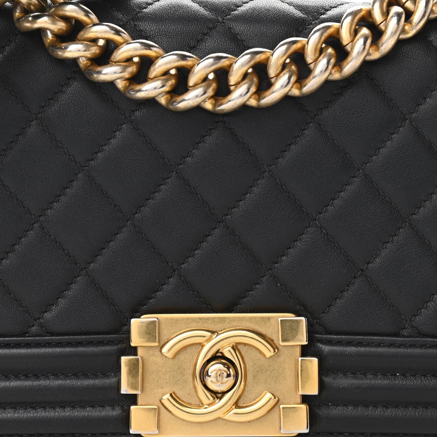 Chanel Calfskin Quilted Small Boy Flap Black 10 of 10