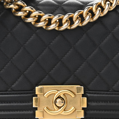 Chanel Calfskin Quilted Small Boy Flap Black 10 of 10