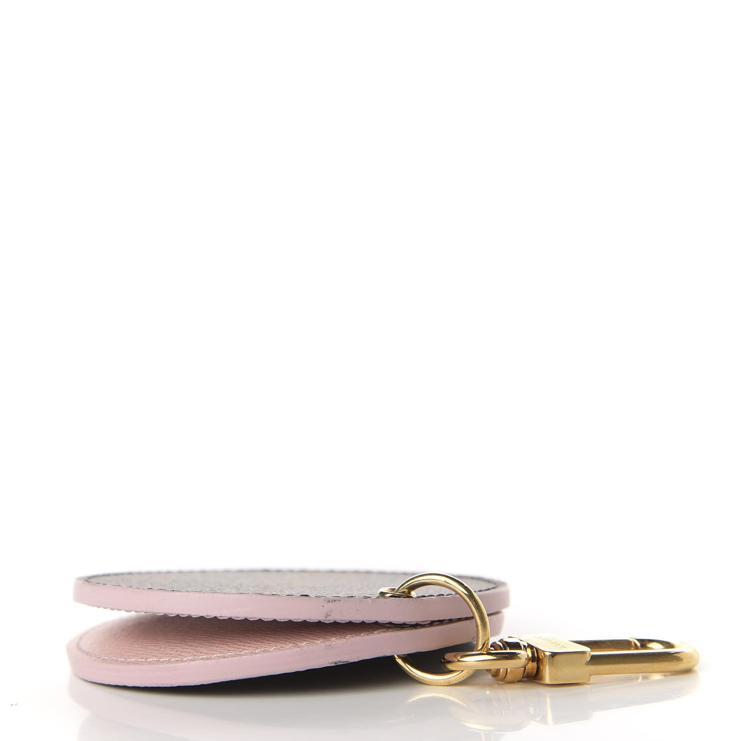 Louis Vuitton Monogram LV Mirror Bag Charm Key Holder Rose Ballerine 6 of 6
