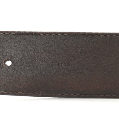 Louis Vuitton Damier Ebene 40mm LV Initiales Belt 85 34 5 of 11