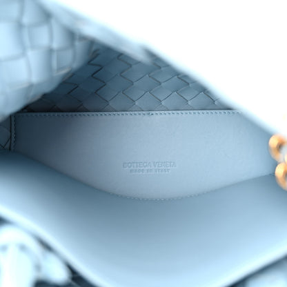 Bottega Veneta Nappa Intrecciato Small Andiamo With Chain Shoulder Bag Ice 5 of 9