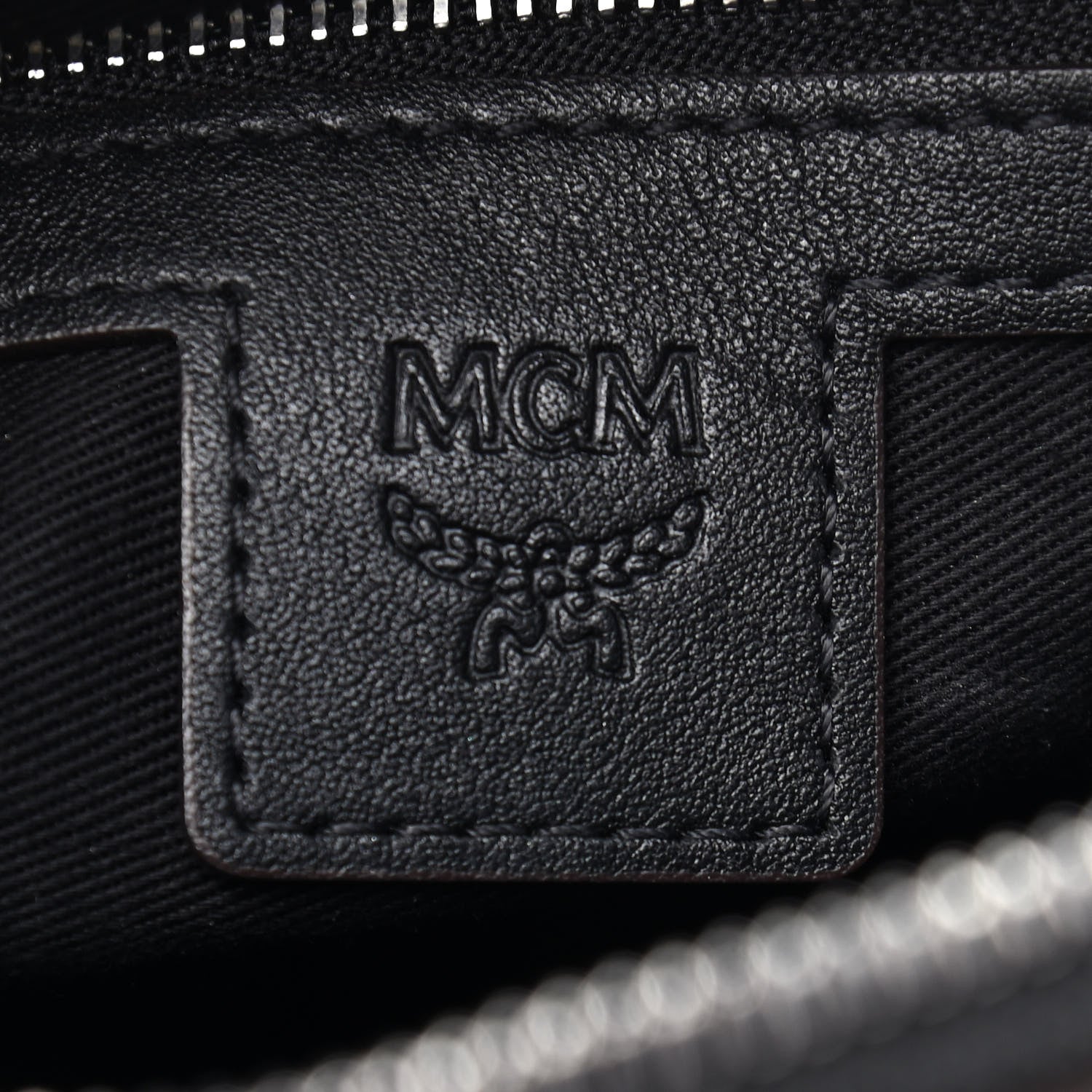 MCM Visetos Essential Boston Bag Black 6 of 8
