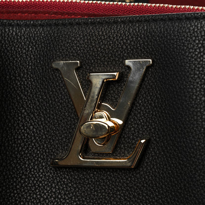 Louis Vuitton Grained Calfskin Lockme Shopper Black 13 of 13