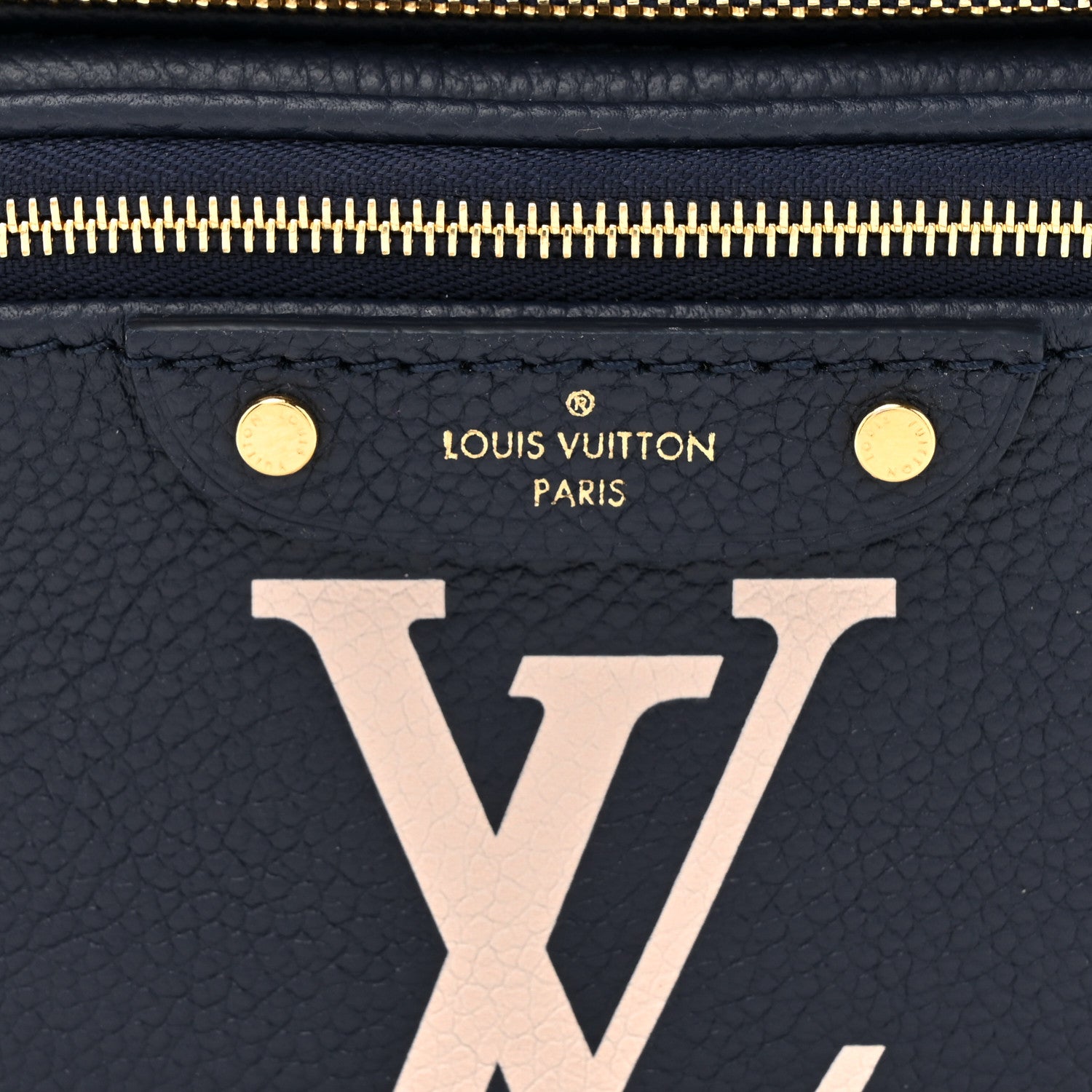 Louis Vuitton Empreinte Monogram Giant Mini By The Pool Bumbag Blue Beige 7 of 9