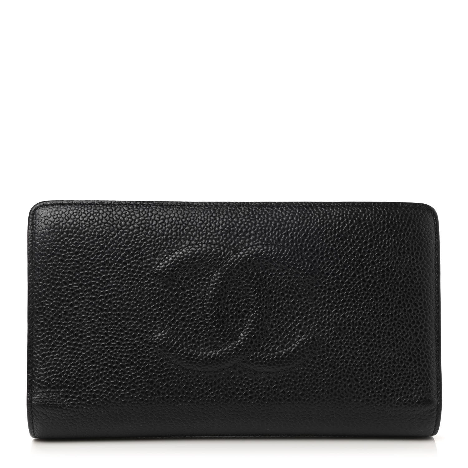 Chanel Caviar Timeless CC Yen Wallet Black 1 of 7