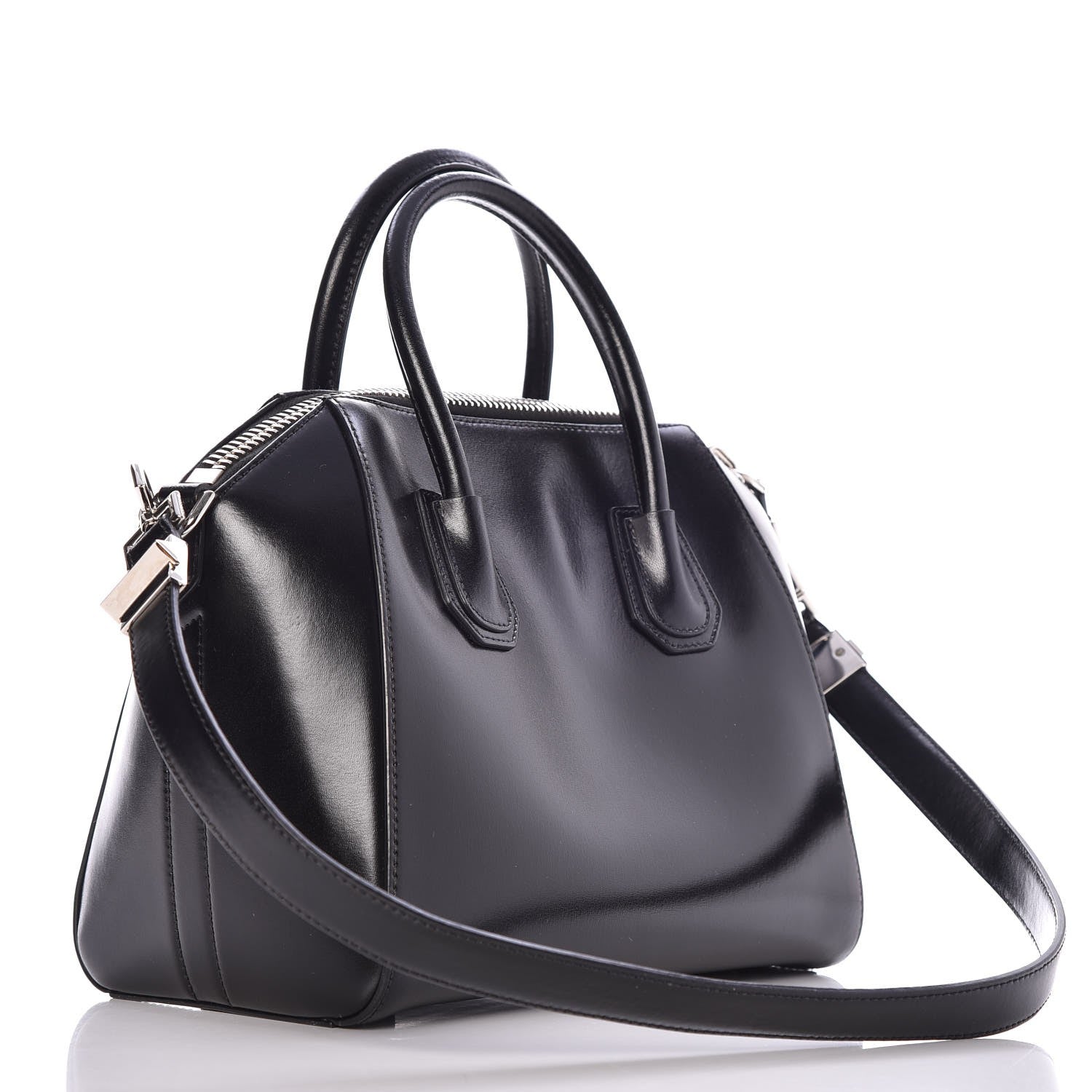 Givenchy Shiny Lord Calfskin Small Antigona Black 3 of 7