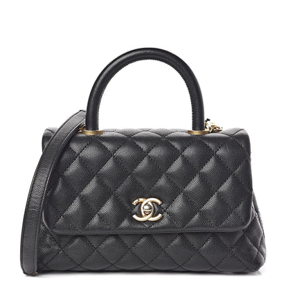 Chanel Caviar Quilted Mini Coco Handle Flap Black 1 of 13