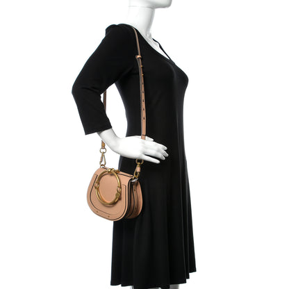 Chloe Calfskin Suede Small Nile Bracelet Bag Biscotti Beige 2 of 10