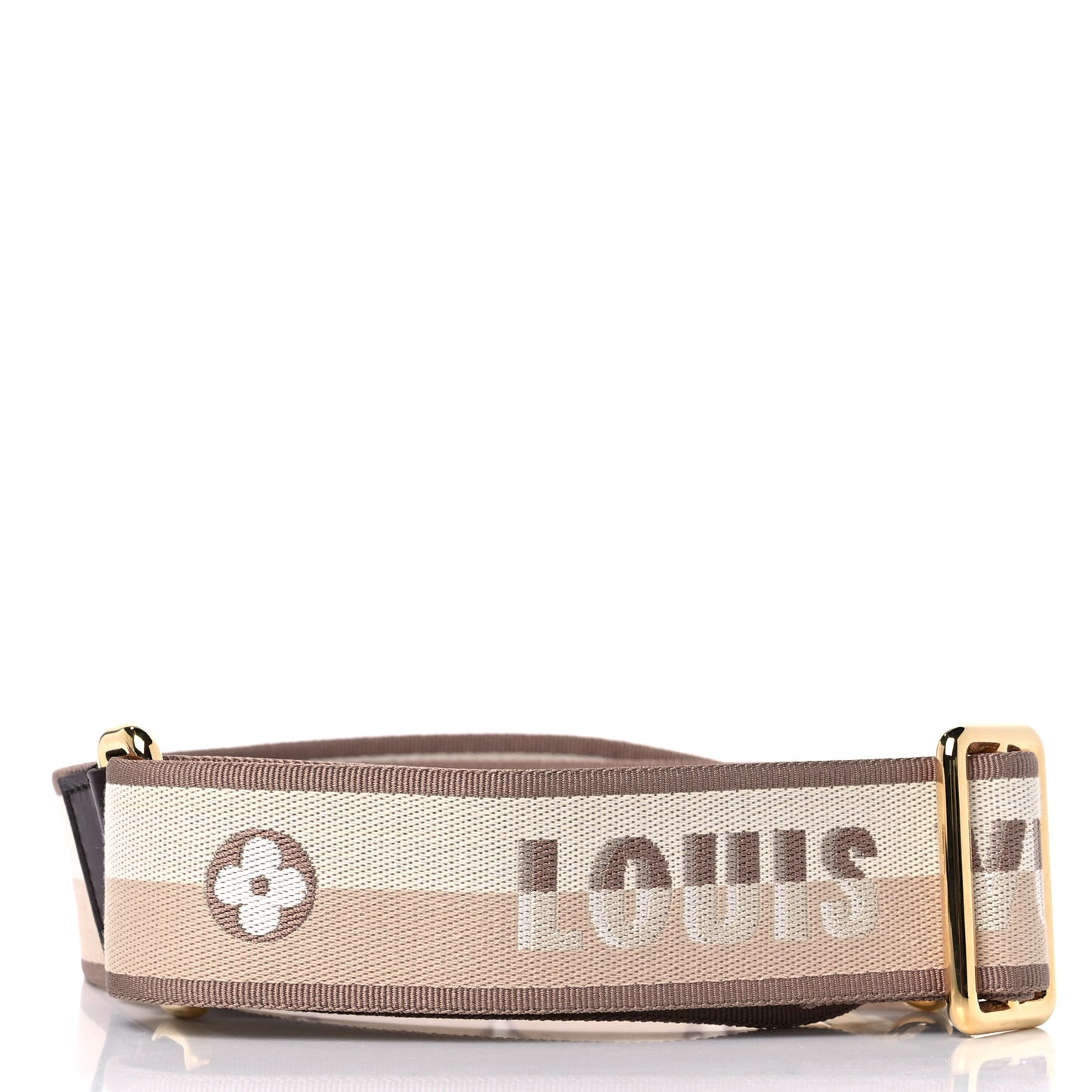 Jacquard Speedy Bandouliere 20 Shoulder Strap Beige Brown