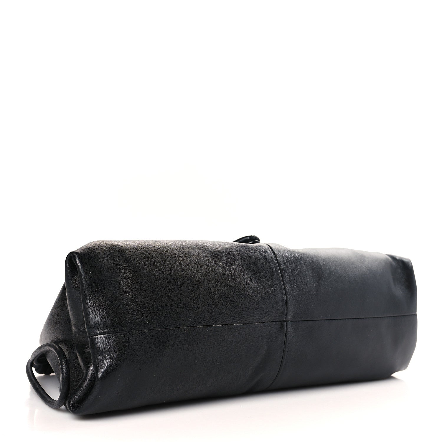 Bottega Veneta Lambskin BV Trine Clutch Black 4 of 8