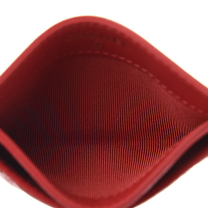 Chanel Caviar Quilted Card Holder Red 5 of 11