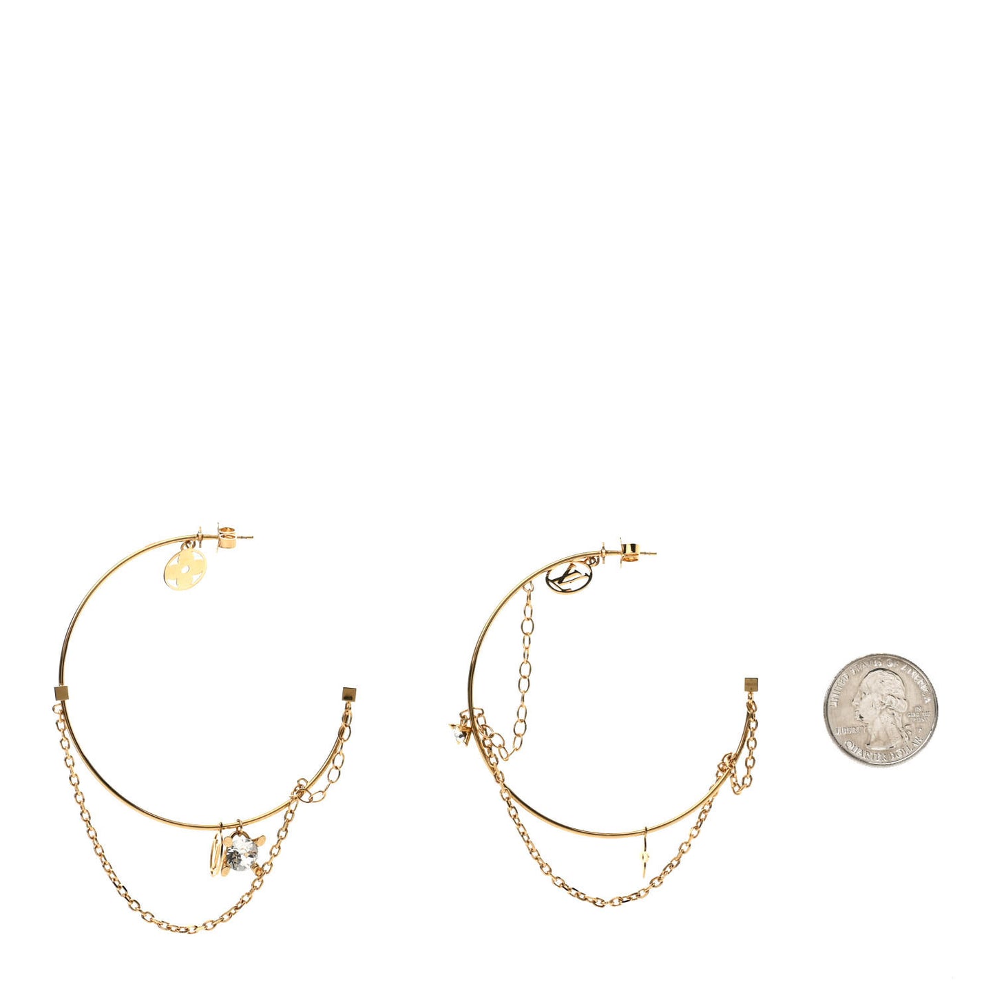 Roman Holidays Hoop Earrings Gold