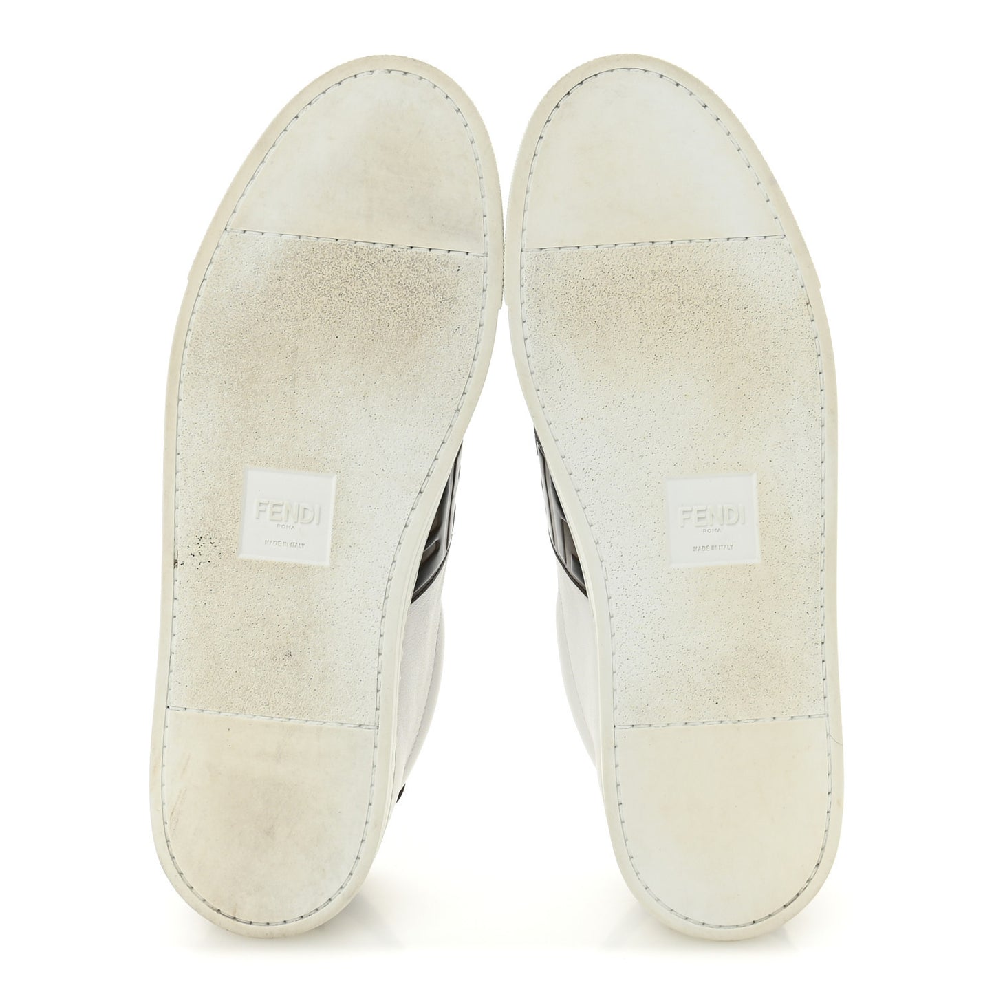 Vitello FF Embossed Womens Slip On Sneakers  39.5 White Maya Black