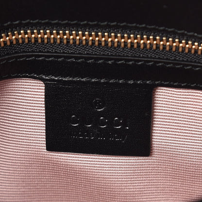 Gucci Vitello Palmellato Lux Small Arli Flap Shoulder Bag Black 6 of 7