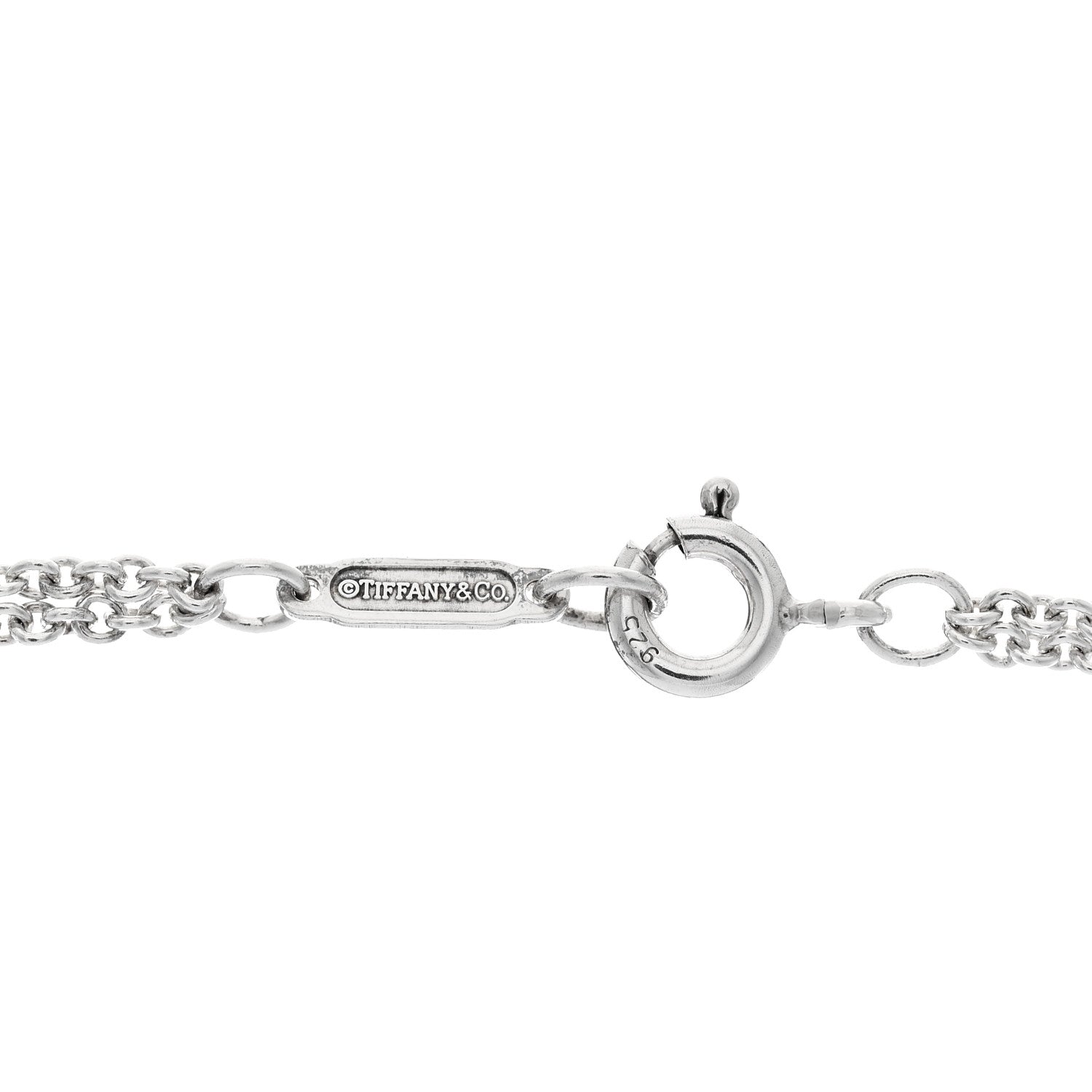 Tiffany Sterling Silver Infinity Pendant Necklace 4 of 5