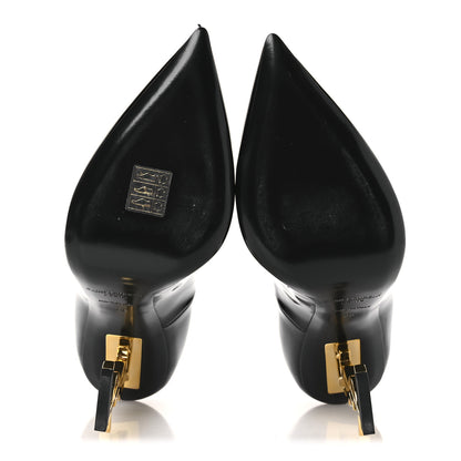 Saint Laurent Patent Opyum 110 Pumps 38 Black Gold 7 of 12