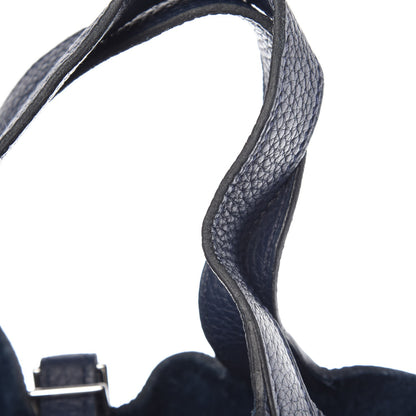 Hermes Taurillon Clemence Picotin Lock 18 PM Bleu Abysse 11 of 11